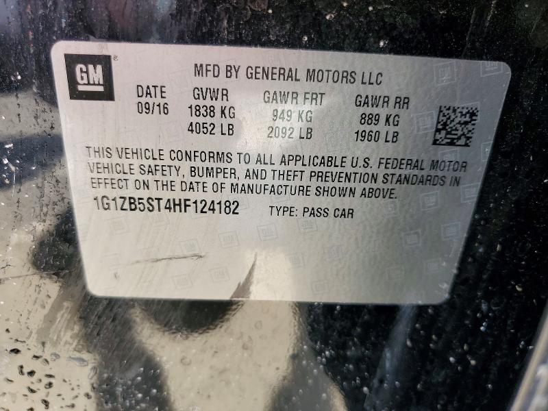 Продажа на аукционе авто 2017 Chevrolet Malibu, vin: 1G1ZB5ST4HF124182, номер лота: 53217936