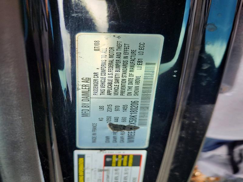 Aukcja sprzedaży 2008 Smart Fortwo 2d, vin: WMEEJ31X58K180206, numer aukcji: 54342456
