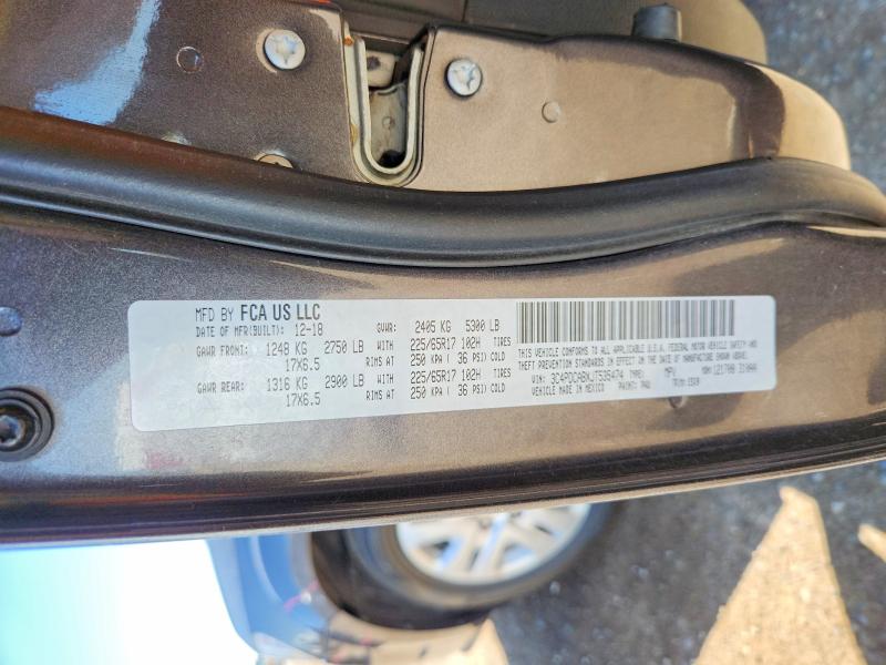 54713736 :رقم المزاد ، 3C4PDCABXJT535474 vin ، 2018 Dodge Journey مزاد بيع