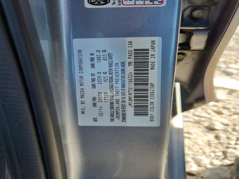 52505786 :رقم المزاد ، JM1BM1M75E1186324 vin ، 2014 Mazda 3 مزاد بيع