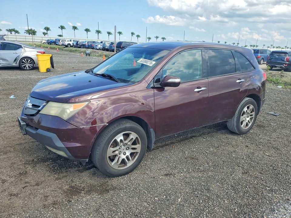 53388276 :رقم المزاد ، 2HNYD28338H514847 vin ، 2008 Acura Mdx مزاد بيع