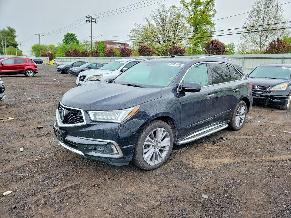 2017 Acura Mdx მანქანა იყიდება აუქციონზე, vin: 5J8YD4H52HL007042, აუქციონის ნომერი: 53301546