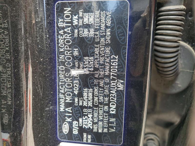 Продаж на аукціоні авто 2020 Kia Soul, vin: KNDJ23AUXL7701612, номер лоту: 53127116