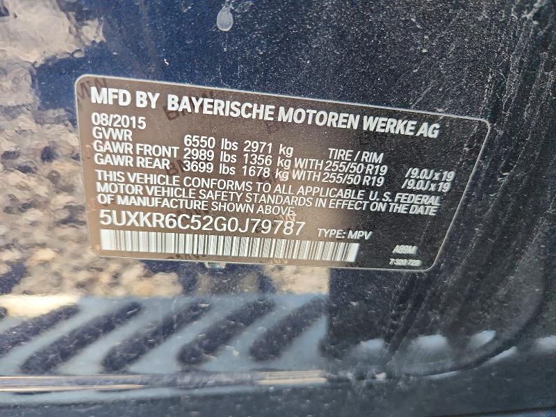 Aukcja sprzedaży 2016 Bmw X5, vin: 5UXKR6C52G0J79787, numer aukcji: 52237946