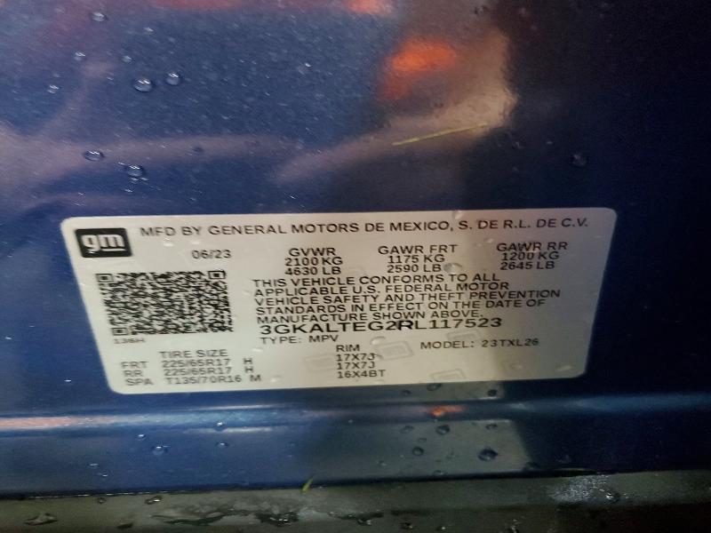 53253486 :رقم المزاد ، 3GKALTEG2RL117523 vin ، 2024 Gmc Terrain مزاد بيع