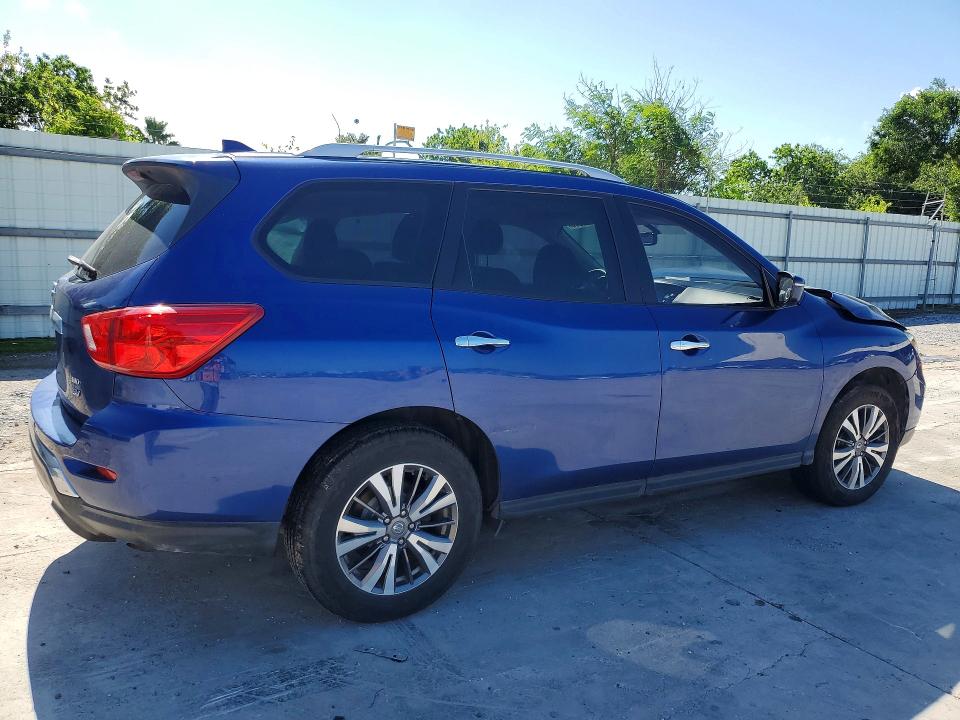 55543886 :رقم المزاد ، 5N1DR2MM4KC601327 vin ، 2019 Nissan Pathfinder مزاد بيع