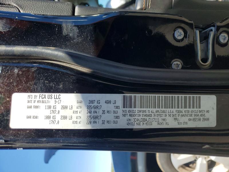 2018 Jeep Compass მანქანა იყიდება აუქციონზე, vin: 3C4NJDBB4JT117111, აუქციონის ნომერი: 51768796