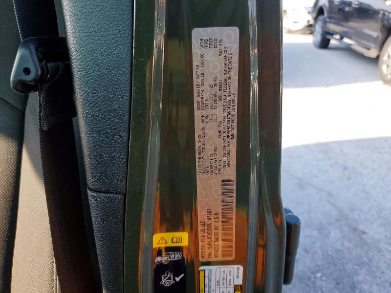 53268846 :رقم المزاد ، 1C4HJXDGXNW141467 vin ، 2022 Jeep Wrangler Unlimited مزاد بيع