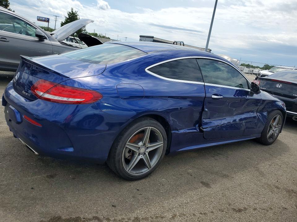 52424996 :رقم المزاد ، WDDWJ4KB5HF417481 vin ، 2017 Mercedes-benz C مزاد بيع