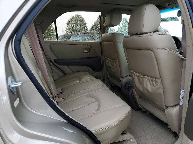 2001 Lexus Rx მანქანა იყიდება აუქციონზე, vin: JTJHF10U910197131, აუქციონის ნომერი: 55346556