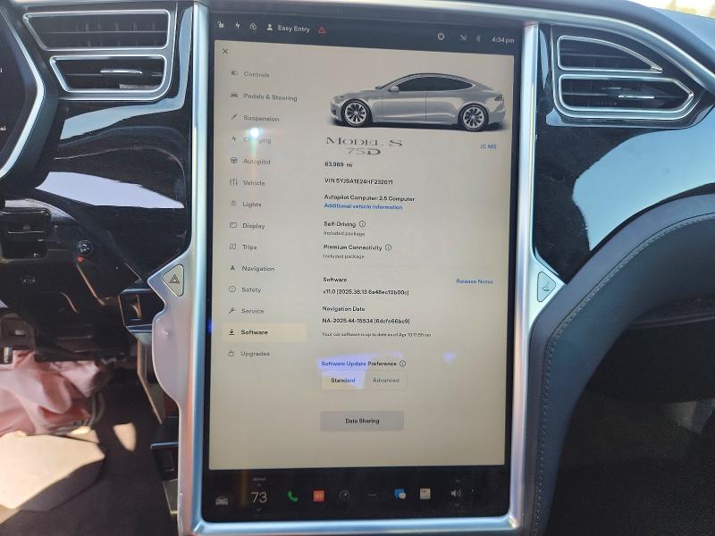 52951056 :رقم المزاد ، 5YJSA1E24HF232071 vin ، 2017 Tesla Model S مزاد بيع
