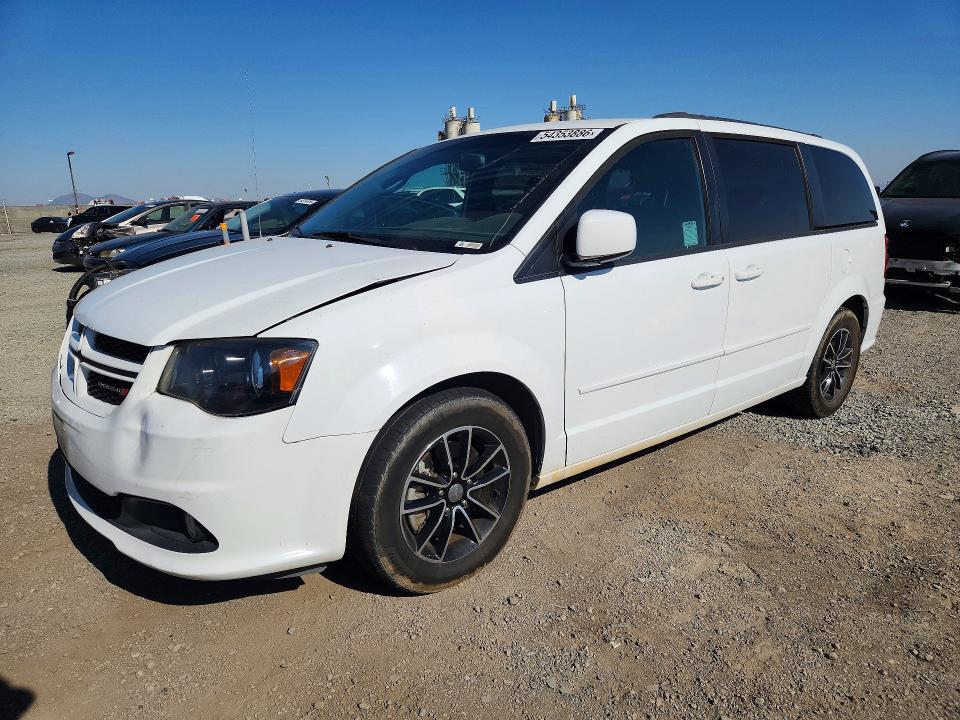 2017 Dodge Grand Caravan მანქანა იყიდება აუქციონზე, vin: 2C4RDGEG9HR555315, აუქციონის ნომერი: 54353886