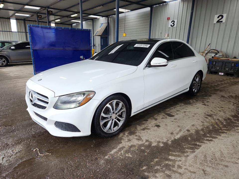 2015 Mercedes-benz C მანქანა იყიდება აუქციონზე, vin: 55SWF4JB3FU085294, აუქციონის ნომერი: 53997096