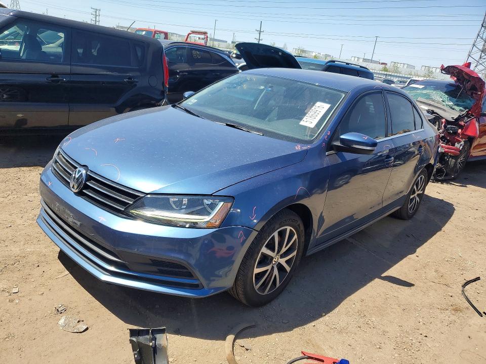 2017 Volkswagen Jetta მანქანა იყიდება აუქციონზე, vin: 3VWDB7AJ1HM331512, აუქციონის ნომერი: 51869916