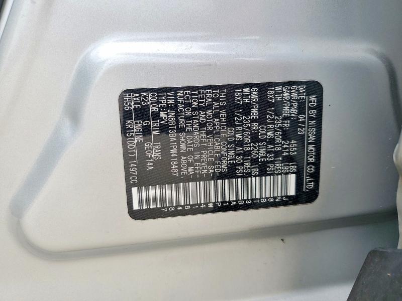 Aukcja sprzedaży 2023 Nissan Rogue, vin: JN8BT3BA1PW418487, numer aukcji: 52226276