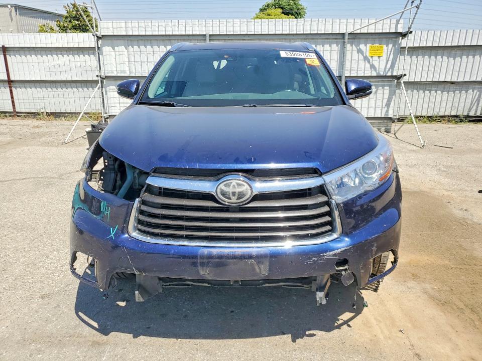 Продажа на аукционе авто 2014 Toyota Highlander, vin: 5TDDKRFH6ES058860, номер лота: 53985106