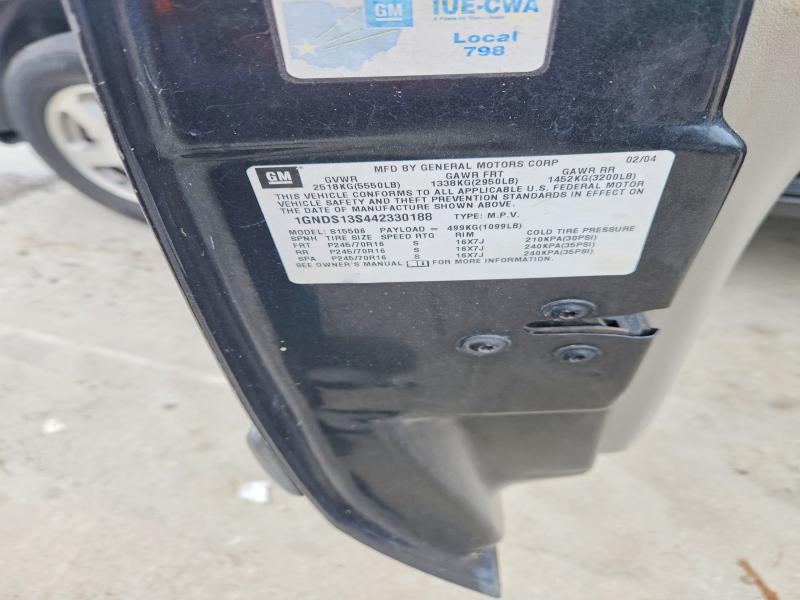 Продажа на аукционе авто 2004 Chevrolet Trailblazer, vin: 1GNDS13S442330188, номер лота: 54417336