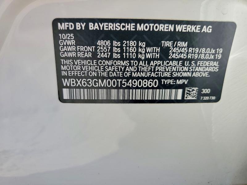 55528146 :رقم المزاد ، WBX63GM00T5490860 vin ، 2026 Bmw X2 مزاد بيع