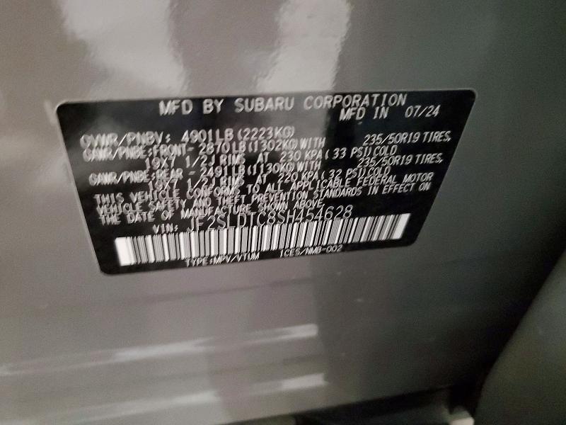 Aukcja sprzedaży 2025 Subaru Forester, vin: JF2SLDTC8SH454628, numer aukcji: 55398486