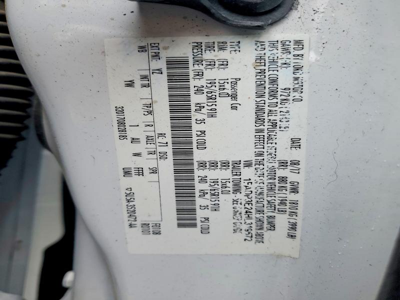 Продаж на аукціоні авто 2017 Ford Focus, vin: 1FADP3E24HL319572, номер лоту: 55043716