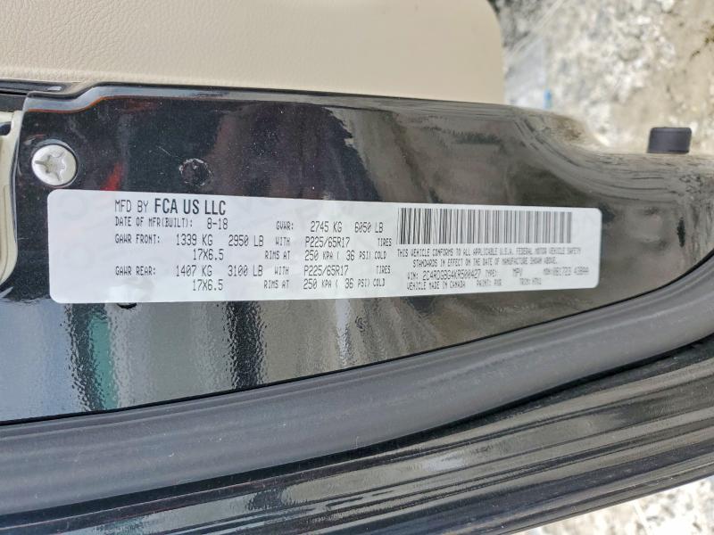 Продаж на аукціоні авто 2019 Dodge Grand Caravan, vin: 2C4RDGBG4KR500427, номер лоту: 53053196