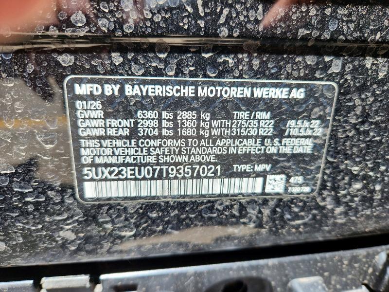 Aukcja sprzedaży 2026 Bmw X5, vin: 5UX23EU07T9357021, numer aukcji: 52843266