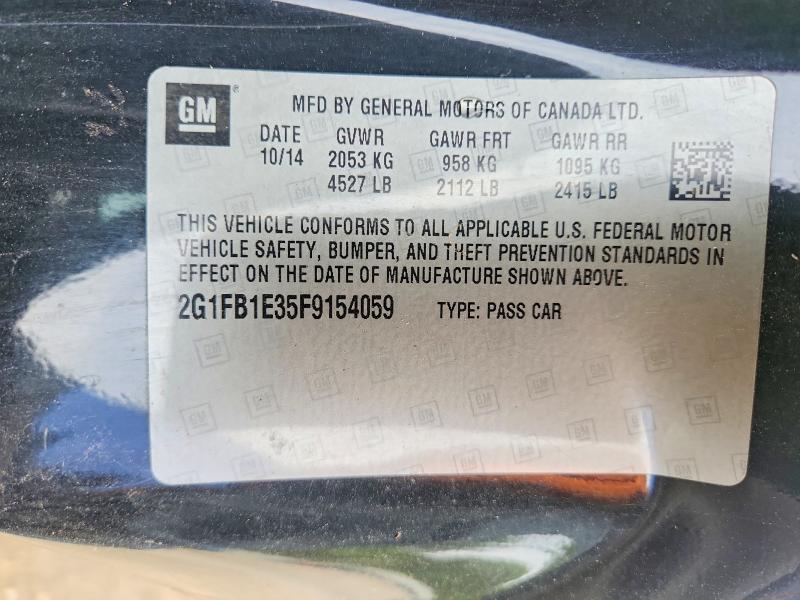Продаж на аукціоні авто 2015 Chevrolet Camaro, vin: 2G1FB1E35F9154059, номер лоту: 51955386