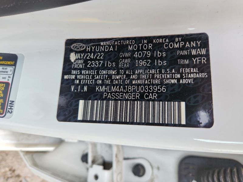 53450546 :رقم المزاد ، KMHLM4AJ8PU033956 vin ، 2023 Hyundai Elantra مزاد بيع
