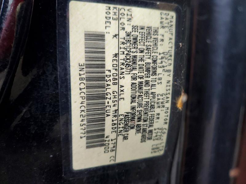 52049226 :رقم المزاد ، 3N1BC1CP4CK245771 vin ، 2012 Nissan Versa مزاد بيع