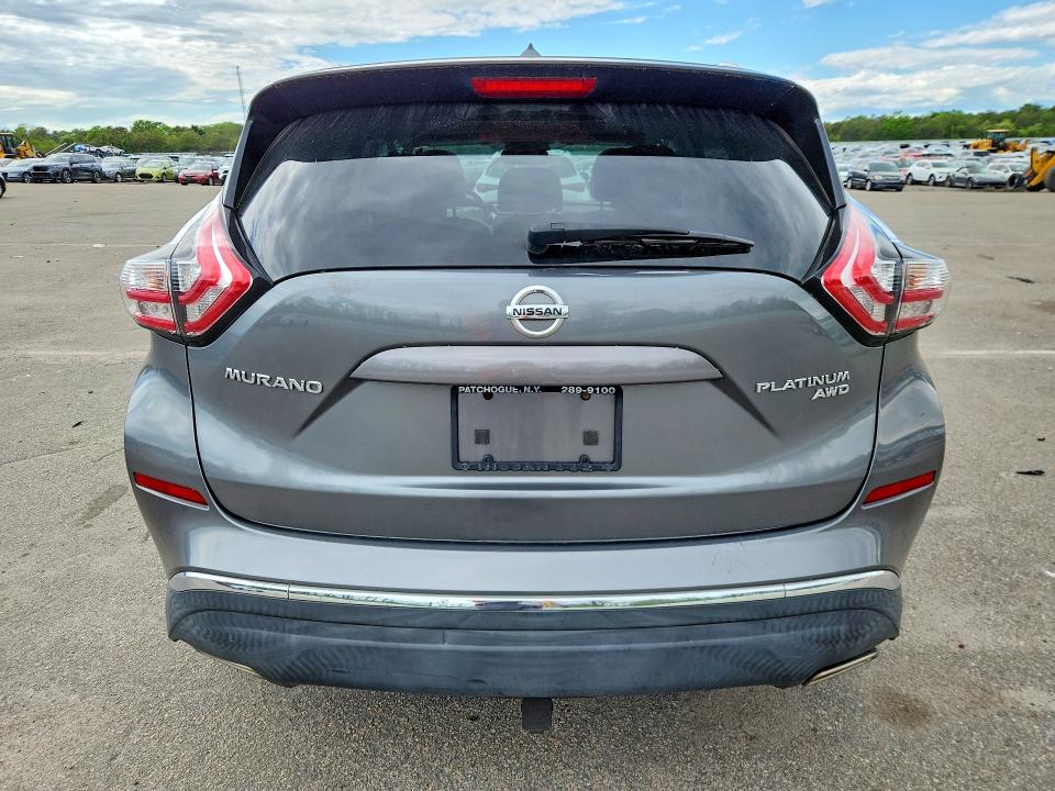 55326276 :رقم المزاد ، 5N1AZ2MH6FN287518 vin ، 2015 Nissan Murano مزاد بيع