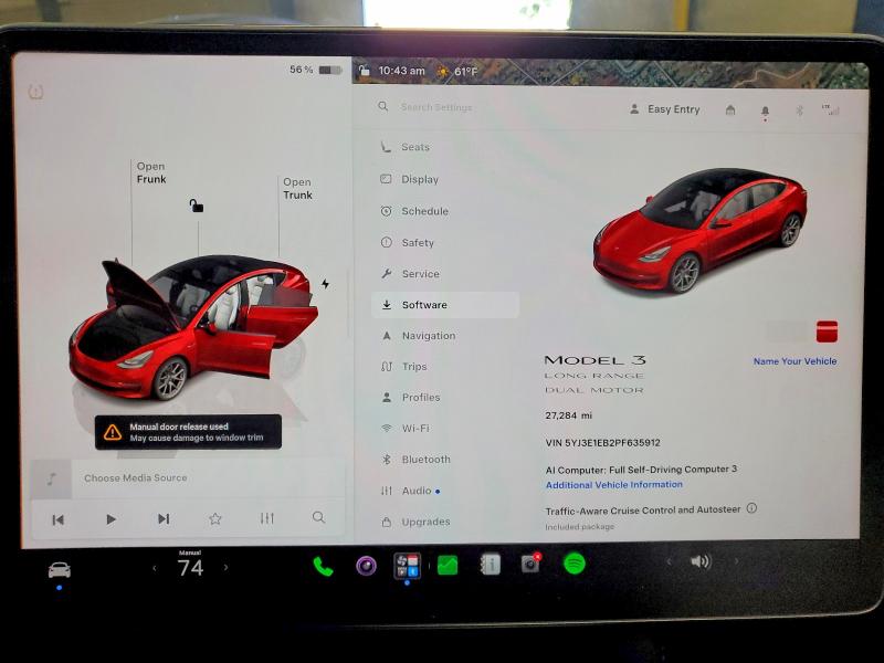 Продаж на аукціоні авто 2023 Tesla Model 3, vin: 5YJ3E1EB2PF635912, номер лоту: 53249676