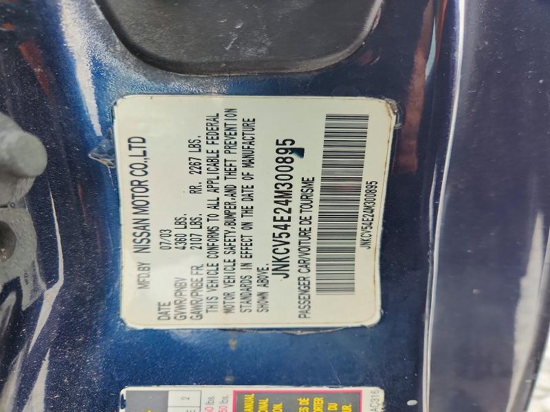 54120966 :رقم المزاد ، JNKCV54E24M300895 vin ، 2004 Infiniti G35 مزاد بيع