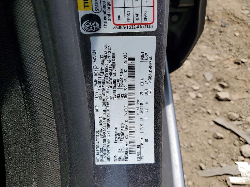 54470846 :رقم المزاد ، 3FADP4BJ1EM171327 vin ، 2014 Ford Fiesta مزاد بيع