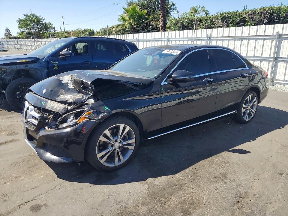 2017 Mercedes-benz C მანქანა იყიდება აუქციონზე, vin: 55SWF4KB4HU193120, აუქციონის ნომერი: 54163406