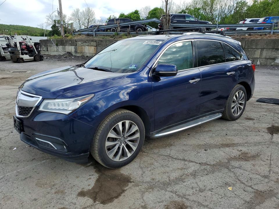 52352896 :رقم المزاد ، 5FRYD4H45GB048772 vin ، 2016 Acura Mdx مزاد بيع