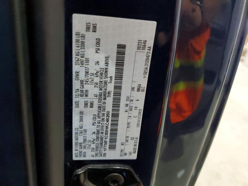Aukcja sprzedaży 2017 Ford F150, vin: 1FTMF1C85HKC46260, numer aukcji: 54644666