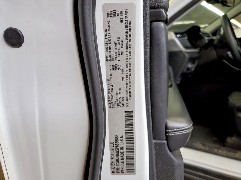 Продаж на аукціоні авто 2023 Jeep Grand Cherokee, vin: 1C4RJHAG5P8866853, номер лоту: 52317156