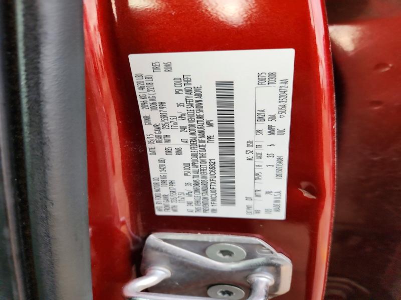 Aukcja sprzedaży 2015 Ford Escape, vin: 1FMCU0F7XFUC65821, numer aukcji: 54621366