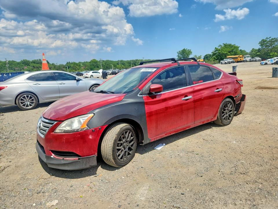 53839746 :رقم المزاد ، 3N1AB7AP3DL633865 vin ، 2013 Nissan Sentra مزاد بيع