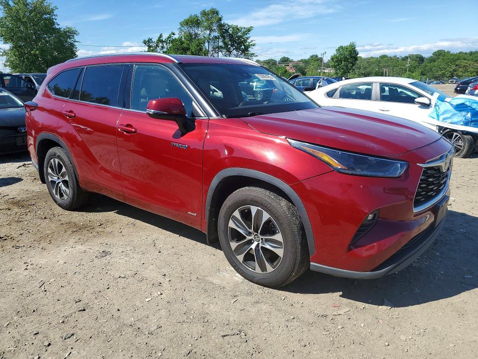 Продаж на аукціоні авто 2021 Toyota Highlander, vin: 5TDGBRCH3MS514474, номер лоту: 53695186