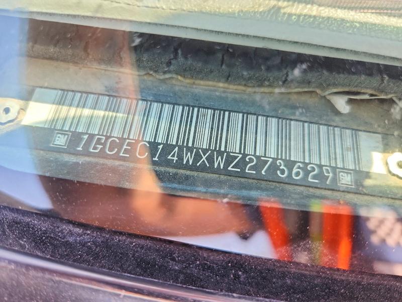 53294686 :رقم المزاد ، 1GCEC14WXWZ273629 vin ، 1998 Chevrolet Gmt-400 مزاد بيع