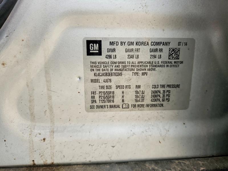 Продаж на аукціоні авто 2014 Buick Encore, vin: KL4CJASB3EB783349, номер лоту: 54368296