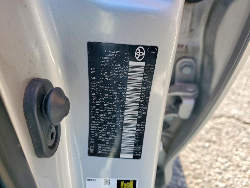 52415696 :رقم المزاد ، 5YFB4MDE0SP248610 vin ، 2025 Toyota Corolla مزاد بيع