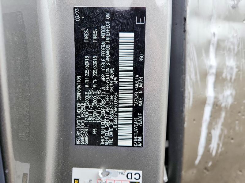53089006 :رقم المزاد ، JTJGGCEZ5R5005954 vin ، 2024 Lexus Nx مزاد بيع