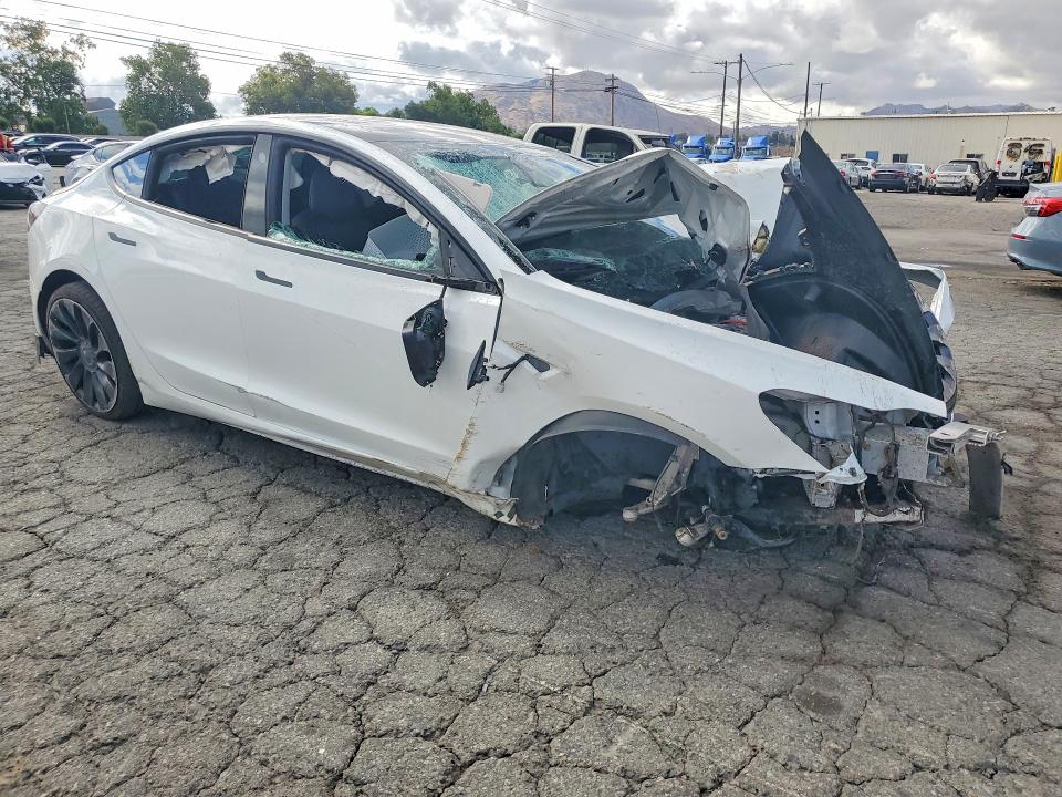 2022 Tesla Model 3 მანქანა იყიდება აუქციონზე, vin: 5YJ3E1EC5NF112258, აუქციონის ნომერი: 55297296