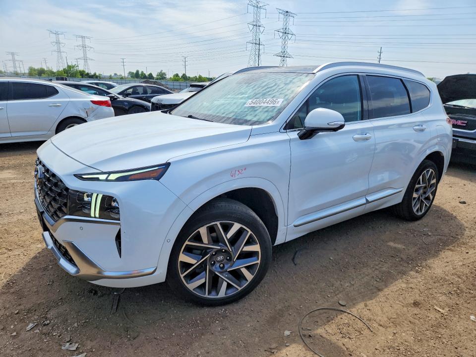 54004496 :رقم المزاد ، 5NMS5DAL0MH361468 vin ، 2021 Hyundai Santa Fe مزاد بيع