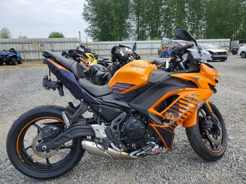 2025 Kawasaki Ex650 მანქანა იყიდება აუქციონზე, vin: ML5EXEP12SDAF2215, აუქციონის ნომერი: 52935896