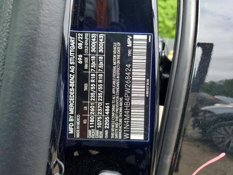 2023 Mercedes-benz Glb მანქანა იყიდება აუქციონზე, vin: W1N4M4HB4PW268424, აუქციონის ნომერი: 53413146