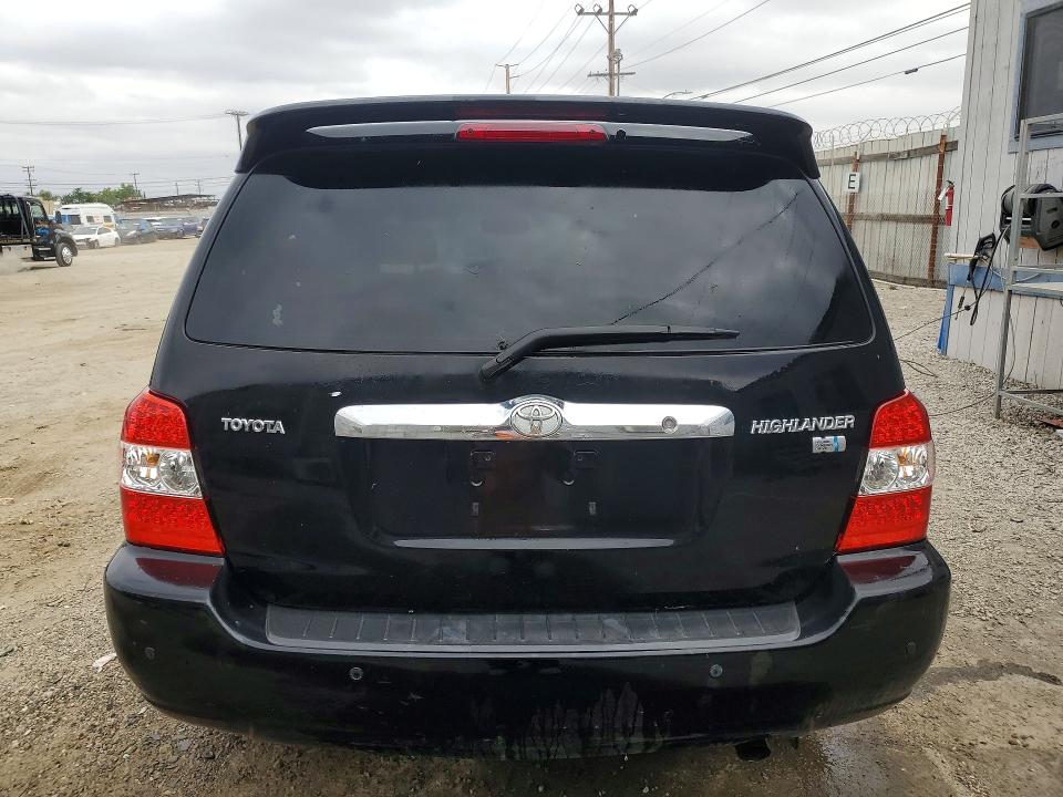 53455906 :رقم المزاد ، JTEDW21A360009878 vin ، 2006 Toyota Highlander Hybrid مزاد بيع