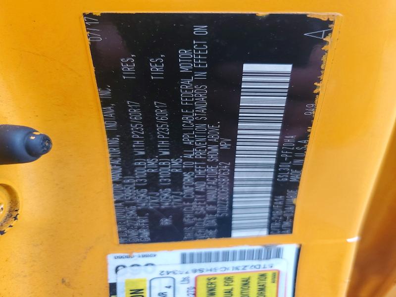 55360556 :رقم المزاد ، 5TDZZ3DC6HS876342 vin ، 2017 Toyota Sienna مزاد بيع